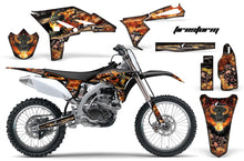 Load image into Gallery viewer, Dirt Bike Graphics Kit Decal Sticker Wrap For Yamaha YZ250F 2010-2013 FIRESTORM BLACK-atv motorcycle utv parts accessories gear helmets jackets gloves pantsAll Terrain Depot