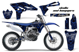 Dirt Bike Graphics Kit Decal Sticker Wrap For Yamaha YZ250F 2010-2013 HISH BLUE-atv motorcycle utv parts accessories gear helmets jackets gloves pantsAll Terrain Depot