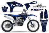 Dirt Bike Graphics Kit Decal Sticker Wrap For Yamaha YZ250F 2010-2013 HISH BLUE