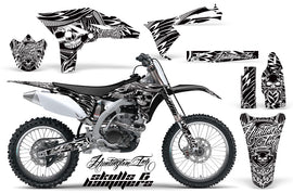 Dirt Bike Graphics Kit Decal Sticker Wrap For Yamaha YZ250F 2010-2013 HISH WHITE-atv motorcycle utv parts accessories gear helmets jackets gloves pantsAll Terrain Depot