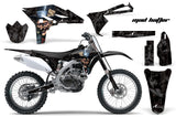Dirt Bike Graphics Kit Decal Sticker Wrap For Yamaha YZ250F 2010-2013 HATTER BLACK