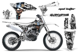 Dirt Bike Graphics Kit Decal Sticker Wrap For Yamaha YZ250F 2010-2013 HATTER SILVER WHITE-atv motorcycle utv parts accessories gear helmets jackets gloves pantsAll Terrain Depot