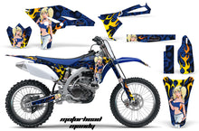 Load image into Gallery viewer, Dirt Bike Graphics Kit Decal Sticker Wrap For Yamaha YZ250F 2010-2013 MOTO MANDY BLUE-atv motorcycle utv parts accessories gear helmets jackets gloves pantsAll Terrain Depot