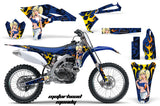 Dirt Bike Graphics Kit Decal Sticker Wrap For Yamaha YZ250F 2010-2013 MOTO MANDY BLUE