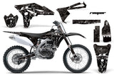 Dirt Bike Graphics Kit Decal Sticker Wrap For Yamaha YZ250F 2010-2013 REAPER BLACK