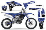 Dirt Bike Graphics Kit Decal Sticker Wrap For Yamaha YZ250F 2010-2013 REAPER BLUE