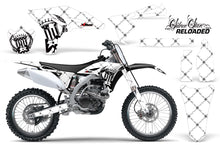 Load image into Gallery viewer, Dirt Bike Graphics Kit Decal Sticker Wrap For Yamaha YZ250F 2010-2013 RELOADED BLACK WHITE-atv motorcycle utv parts accessories gear helmets jackets gloves pantsAll Terrain Depot