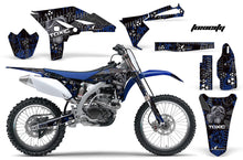 Load image into Gallery viewer, Dirt Bike Graphics Kit Decal Sticker Wrap For Yamaha YZ250F 2010-2013 TOXIC BLACK BLUE-atv motorcycle utv parts accessories gear helmets jackets gloves pantsAll Terrain Depot