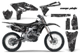 Graphics Kit Decal Sticker Wrap + # Plates For Yamaha YZ250F 2010-2013 CAMOPLATE BLACK