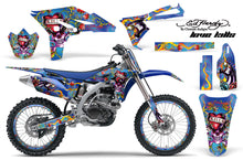 Load image into Gallery viewer, Graphics Kit Decal Sticker Wrap + # Plates For Yamaha YZ250F 2010-2013 EDHLK BLUE-atv motorcycle utv parts accessories gear helmets jackets gloves pantsAll Terrain Depot
