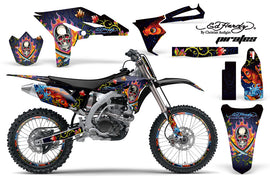 Graphics Kit Decal Sticker Wrap + # Plates For Yamaha YZ250F 2010-2013 EDHP BLUE-atv motorcycle utv parts accessories gear helmets jackets gloves pantsAll Terrain Depot