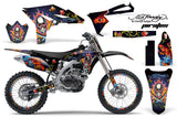 Graphics Kit Decal Sticker Wrap + # Plates For Yamaha YZ250F 2010-2013 EDHP BLUE