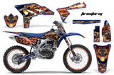 Graphics Kit Decal Sticker Wrap + # Plates For Yamaha YZ250F 2010-2013 FIRESTORM BLUE