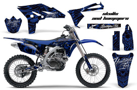 Graphics Kit Decal Sticker Wrap + # Plates For Yamaha YZ250F 2010-2013 HISH BLUE-atv motorcycle utv parts accessories gear helmets jackets gloves pantsAll Terrain Depot