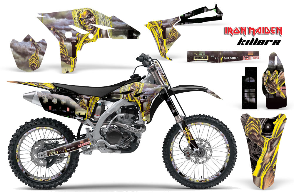 Graphics Kit Decal Sticker Wrap + # Plates For Yamaha YZ250F 2010-2013 IM KILLERS-atv motorcycle utv parts accessories gear helmets jackets gloves pantsAll Terrain Depot