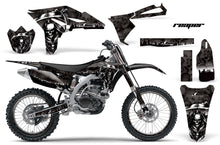 Load image into Gallery viewer, Graphics Kit Decal Sticker Wrap + # Plates For Yamaha YZ250F 2010-2013 REAPER BLACK-atv motorcycle utv parts accessories gear helmets jackets gloves pantsAll Terrain Depot