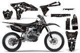 Graphics Kit Decal Sticker Wrap + # Plates For Yamaha YZ250F 2010-2013 REAPER BLACK