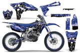 Graphics Kit Decal Sticker Wrap + # Plates For Yamaha YZ250F 2010-2013 REAPER BLUE