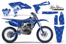 Load image into Gallery viewer, Graphics Kit Decal Sticker Wrap + # Plates For Yamaha YZ250F 2010-2013 RELOADED WHITE BLUE-atv motorcycle utv parts accessories gear helmets jackets gloves pantsAll Terrain Depot