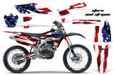 Graphics Kit Decal Sticker Wrap + # Plates For Yamaha YZ250F 2010-2013 USA FLAG