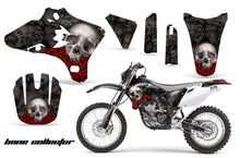 Load image into Gallery viewer, Dirt Bike Graphics Kit Decal Wrap For Yamaha WR250 WR450F 2005-2006 BONES BLACK-atv motorcycle utv parts accessories gear helmets jackets gloves pantsAll Terrain Depot