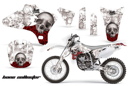 Dirt Bike Graphics Kit Decal Wrap For Yamaha WR250 WR450F 2005-2006 BONES WHITE-atv motorcycle utv parts accessories gear helmets jackets gloves pantsAll Terrain Depot