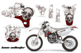 Dirt Bike Graphics Kit Decal Wrap For Yamaha WR250 WR450F 2005-2006 BONES WHITE