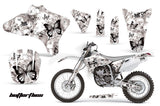 Dirt Bike Graphics Kit Decal Wrap For Yamaha WR250 WR450F 2005-2006 BUTTERFLIES BLACK WHITE