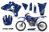 Dirt Bike Graphics Kit Decal Wrap For Yamaha WR250 WR450F 2005-2006 CAMOPLATE BLUE