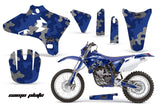 Dirt Bike Graphics Kit Decal Wrap For Yamaha YZ250F YZ450F 2003-2005 CAMOPLATE BLUE