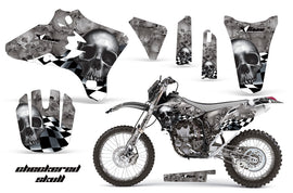 Dirt Bike Graphics Kit Decal Wrap For Yamaha WR250 WR450F 2005-2006 CHECKERED BLACK-atv motorcycle utv parts accessories gear helmets jackets gloves pantsAll Terrain Depot