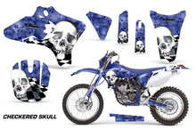 Load image into Gallery viewer, Dirt Bike Graphics Kit Decal Wrap For Yamaha WR250 WR450F 2005-2006 CHECKERED WHITE BLUE-atv motorcycle utv parts accessories gear helmets jackets gloves pantsAll Terrain Depot