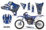Dirt Bike Graphics Kit Decal Wrap For Yamaha YZ250F YZ450F 2003-2005 DEADEN BLUE