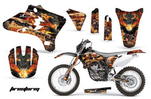 Load image into Gallery viewer, Dirt Bike Graphics Kit Decal Wrap For Yamaha WR250 WR450F 2005-2006 FIRESTORM BLACK-atv motorcycle utv parts accessories gear helmets jackets gloves pantsAll Terrain Depot