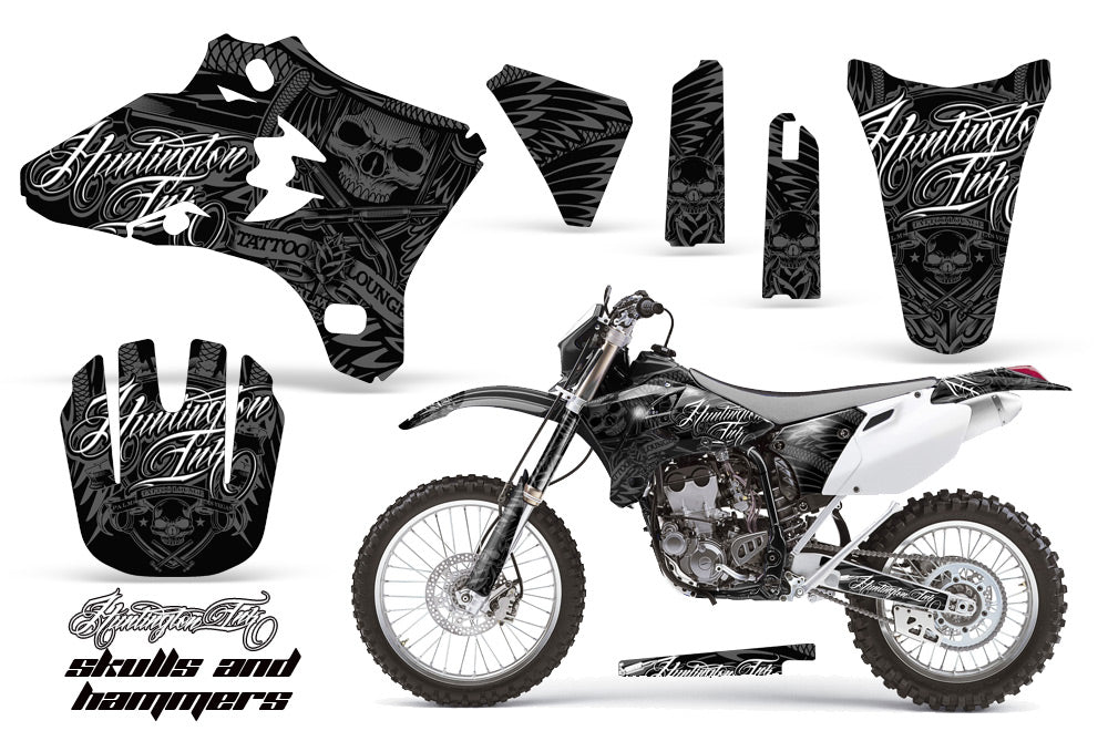 Dirt Bike Graphics Kit Decal Wrap For Yamaha WR250 WR450F 2005-2006 HISH SILVER-atv motorcycle utv parts accessories gear helmets jackets gloves pantsAll Terrain Depot