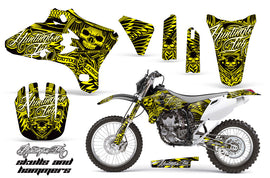 Dirt Bike Graphics Kit Decal Wrap For Yamaha YZ250F YZ450F 2003-2005 HISH YELLOW-atv motorcycle utv parts accessories gear helmets jackets gloves pantsAll Terrain Depot