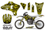 Dirt Bike Graphics Kit Decal Wrap For Yamaha YZ250F YZ450F 2003-2005 HISH YELLOW
