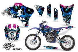 Dirt Bike Graphics Kit Decal Wrap For Yamaha WR250 WR450F 2005-2006 FRENZY BLUE-atv motorcycle utv parts accessories gear helmets jackets gloves pantsAll Terrain Depot