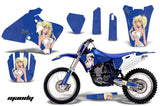 Dirt Bike Graphics Kit Decal Wrap For Yamaha WR250 WR450F 2005-2006 MANDY WHITE BLUE