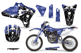 Dirt Bike Graphics Kit Decal Wrap For Yamaha YZ250F YZ450F 2003-2005 REAPER BLUE-atv motorcycle utv parts accessories gear helmets jackets gloves pantsAll Terrain Depot
