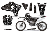 Dirt Bike Graphics Kit Decal Wrap For Yamaha YZ250F YZ450F 2003-2005 REAPER BLACK