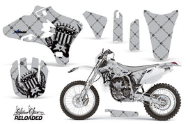 Dirt Bike Graphics Kit Decal Wrap For Yamaha YZ250F YZ450F 2003-2005 RELOADED BLACK SILVER-atv motorcycle utv parts accessories gear helmets jackets gloves pantsAll Terrain Depot