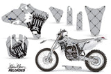 Dirt Bike Graphics Kit Decal Wrap For Yamaha WR250 WR450F 2005-2006 RELOADED BLACK SILVER
