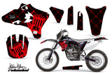 Dirt Bike Graphics Kit Decal Wrap For Yamaha WR250 WR450F 2005-2006 RELOADED RED BLACK