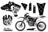 Dirt Bike Graphics Kit Decal Wrap For Yamaha WR250 WR450F 2005-2006 RELOADED WHITE BLACK