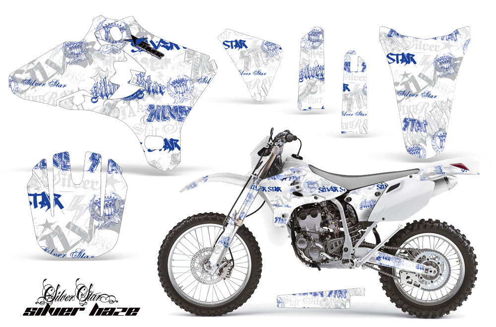 Dirt Bike Graphics Kit Decal Wrap For Yamaha WR250 WR450F 2005-2006 SSSH BLUE WHITE-atv motorcycle utv parts accessories gear helmets jackets gloves pantsAll Terrain Depot
