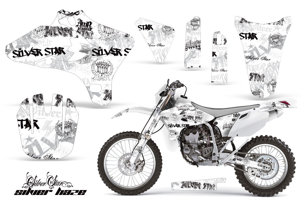 Dirt Bike Graphics Kit Decal Wrap For Yamaha WR250 WR450F 2005-2006 SSSH BLACK WHITE-atv motorcycle utv parts accessories gear helmets jackets gloves pantsAll Terrain Depot