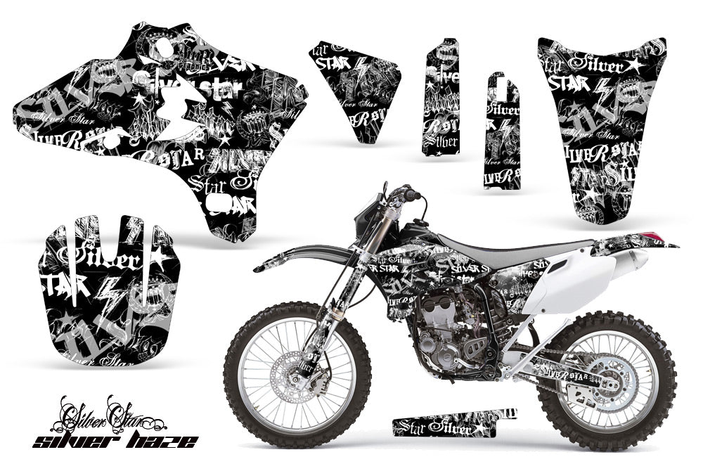 Dirt Bike Graphics Kit Decal Wrap For Yamaha WR250 WR450F 2005-2006 SSSH WHITE BLACK-atv motorcycle utv parts accessories gear helmets jackets gloves pantsAll Terrain Depot