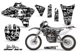 Dirt Bike Graphics Kit Decal Wrap For Yamaha YZ250F YZ450F 2003-2005 SSSH WHITE BLACK-atv motorcycle utv parts accessories gear helmets jackets gloves pantsAll Terrain Depot