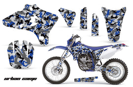 Dirt Bike Graphics Kit Decal Wrap For Yamaha WR250 WR450F 2005-2006 URBAN CAMO BLUE-atv motorcycle utv parts accessories gear helmets jackets gloves pantsAll Terrain Depot